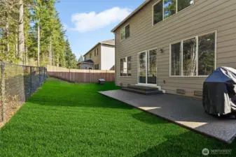 back yard peaceful and quite. Backs to greenbelt.