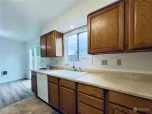 Kitchen, sink & dishwasher Left side of kitchen, 898 Mill ST, Kelso WA