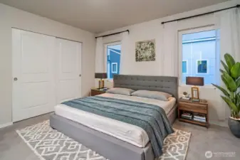 primary bedroom at 3rd floor