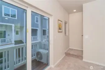 deck on second floor