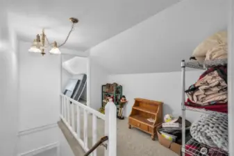 landing at top of stairs