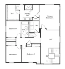 2nd floor w/ loft