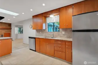 Granite countertops with backsplash