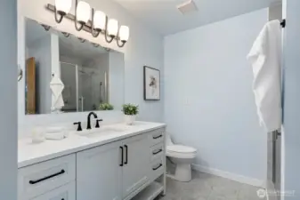 Primary bathroom.