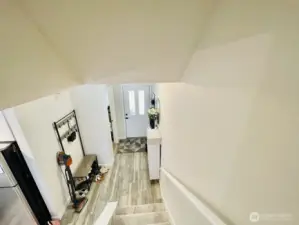 Heading back downstairs