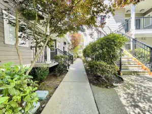 The entire complex is well maintained and beautiful.