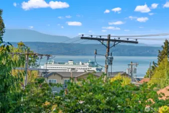 Take in the views of Puget Sound and the Olympic Mountains!