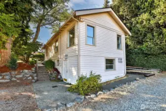 Back of house - rear entrance