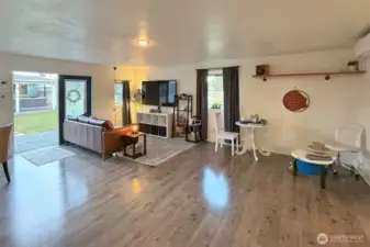 One large room, well finished