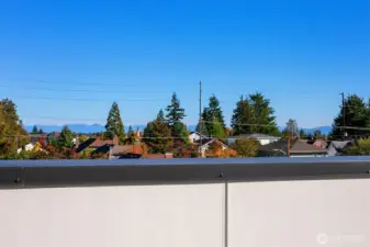 View of mountains!