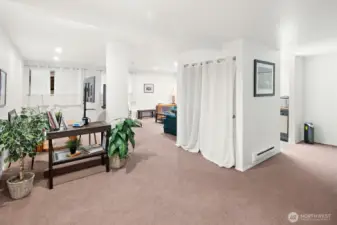 Common Area Rec Room With Conference Table, Kitchenette, Seating Areas