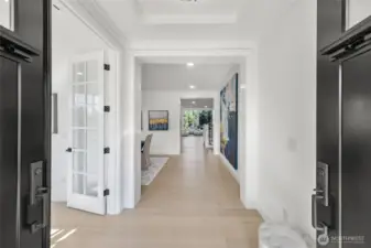 Bright and inviting foyer.