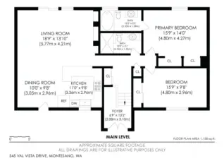 Upstairs floor plan