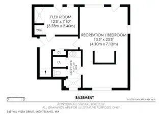Downstairs floor plan