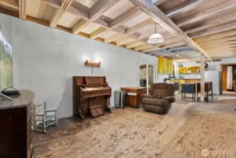 Water, electricity and septic are connected to Building C