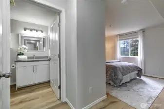 Primary attached bath