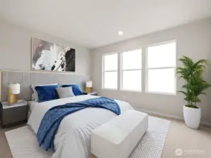 Primary Bedroom. Photos are for representational purposes only, colors, elevation and features may vary.