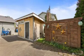 Another outbuilding off of the extended patio