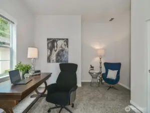 Perfect office off the primary bedroom.
