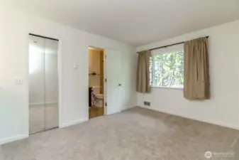 Primary with walk-in closet