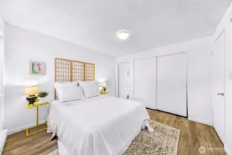 There is fresh paint and new flooring throughout the entire condo.