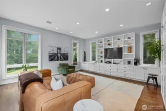 Family room off of kitchen