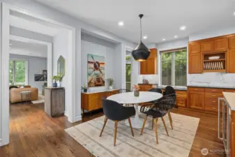 kitchen with eating space