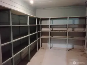 Basement Walk-In Pantry