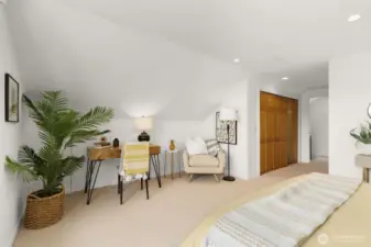 Great closet space in the primary bedroom