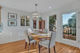 The hardwood floors are in perfect condition having just been professionally refinished!