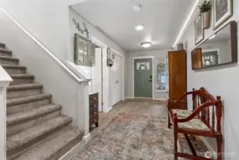 Stairs lead to second level bedrooms & bonus room