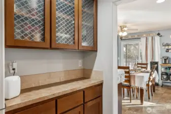 Butllers Pantry off the main level dining room