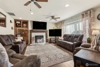 Sometimes peace in the home means 2 tvs, how would you live in this space? *TV's do not convey