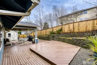 Enjoy covered deck all year!