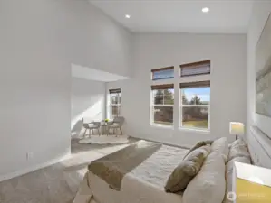 Enjoy having your own private retreat in the primary suite.