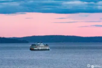 Enjoy breathtaking sunsets from the nearly  every room