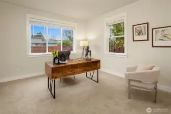 Bedroom or office on main level.