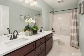 Upstairs bathroom.