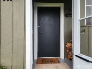 Closed in front porch