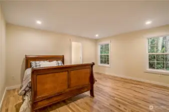Primary Bedroom right here on the main floor!  HUGE Bedroom!