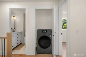 Equipped with 2-1 laundry
