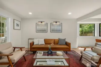 Spacious formal living is ideal for entertaining and hosting