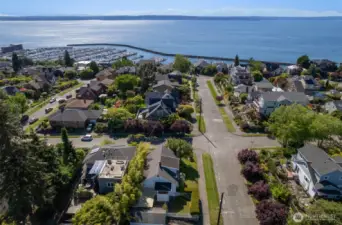 Another drone shot looking West.