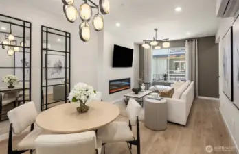 Photos are of a furnished similar floorplan