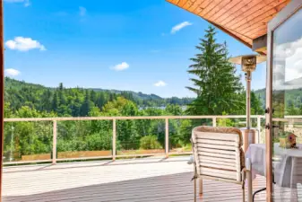 Deck with a view and exterior sound system