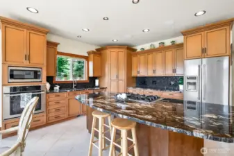 Gourmet custom chef's kitchen