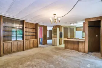 Dining room area