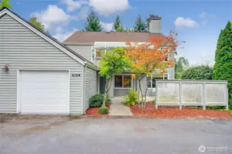 Ground floor corner unit. One level. Easy access from 1-car garage to patio and straight into condo.