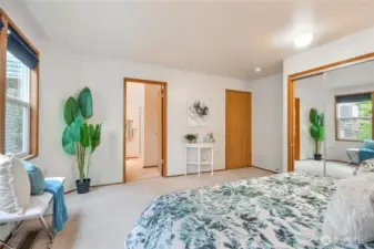 Primary bedroom suite