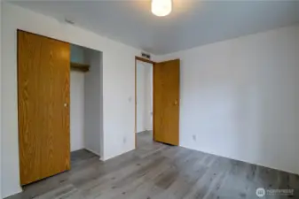 Double closets in Primary Bedroom.